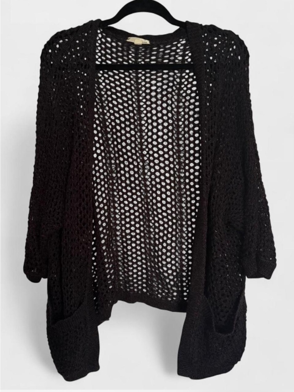 Vintage Y2K Garage Charcoal Knit Women’s Cardigan